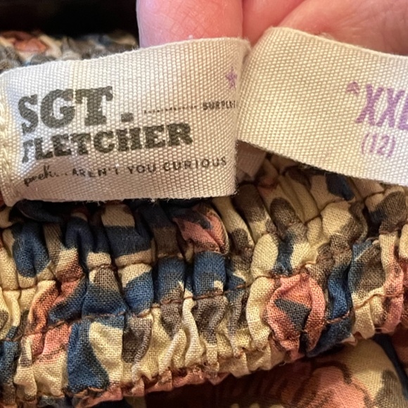 Autumn girls cotton skirt - Picture 2 of 3